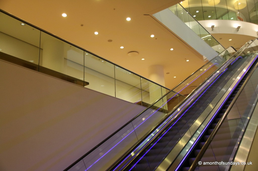 Escalators at Kings Place