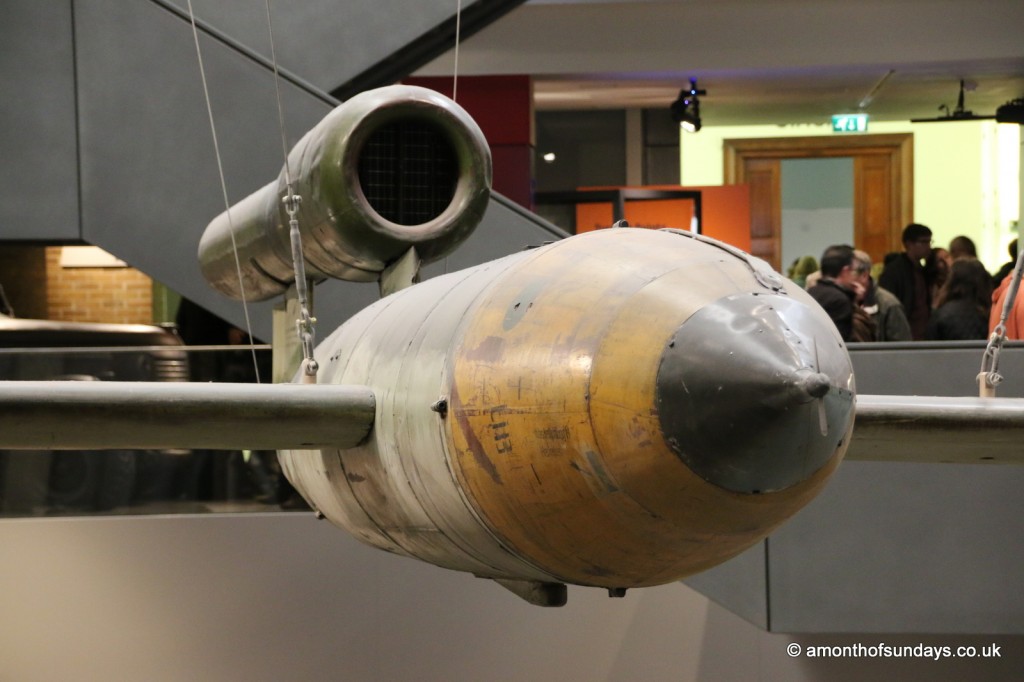 V2 bomb at Imperial War Museum
