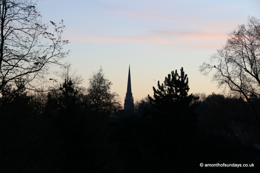 Hampstead skyline silouette