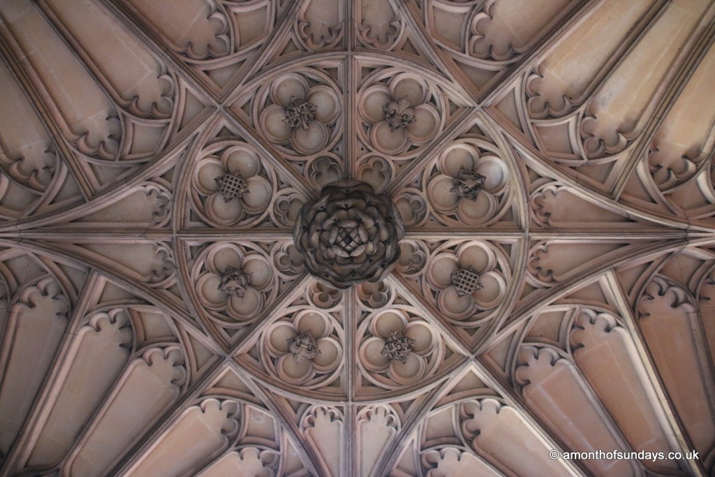 Tudor Rose ceiling at Hampton Court Palace