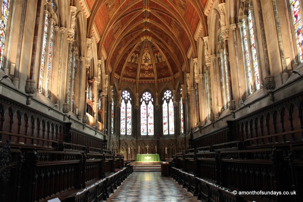 Inside St. John's Chapel, Cambridge