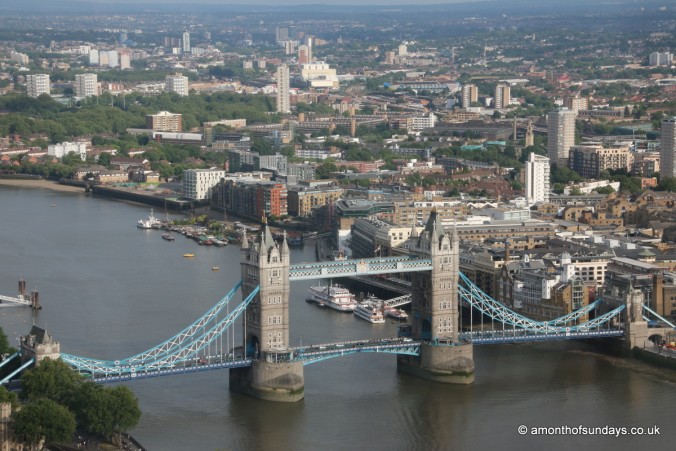 View over Tower Bridge