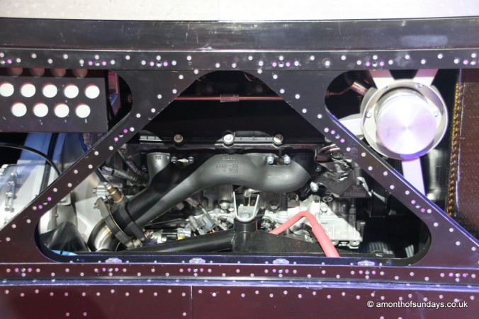 V8 engine in Bloodhound SSC