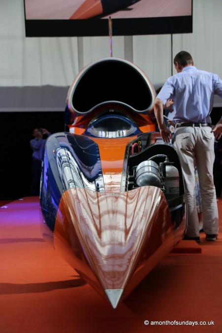 Front of Bloodhound SSC